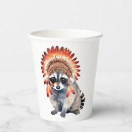 tribale bandiet papieren bekers