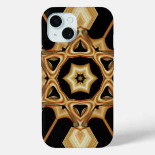 Tribale barnsteen iPhone 15 case