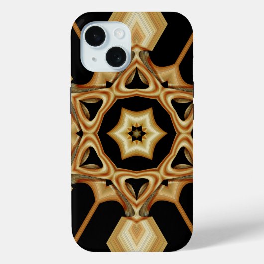 Tribale barnsteen Case-Mate iPhone case (Achterkant)