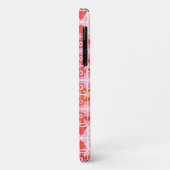 Tribale batik - aardbeiroze en rood Case-Mate iPhone case (Achterkant/links)