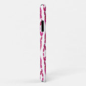 Tribale Batik - Burqundy en Fuchsia Roze Case-Mate iPhone Case (Achterkant/rechts)