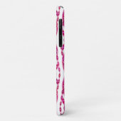 Tribale Batik - Burqundy en Fuchsia Roze Case-Mate iPhone Case (Achterkant/links)