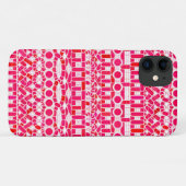 Tribale Batik - Diep rood, kastanjebruin en wit Case-Mate iPhone Case (Achterkant (horizontaal))