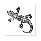 Tribale batik Gecko/hagedis Zelfinktende Stempel (Design)