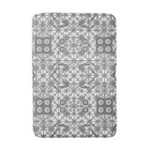 Tribale batik - grijs/grijs, zwart/wit badmat (Voorkant Verticaal)