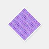 Tribale Batik - Lavendel, Blauw en Violet Servetten (Hoek)