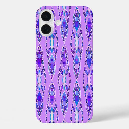 Tribale batik - Lavender, Blue en Violet Case-Mate iPhone Case (Achterkant)