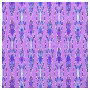 Tribale batik - Lavender, Blue en Violet Stof