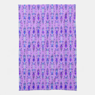 Tribale batik - Lavender, Blue en Violet Theedoek