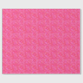 Tribale batik - schaduwen van fuchsia roze cadeaupapier (Vlak)