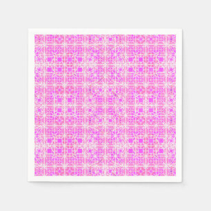 Tribale batik - schaduwen van roze en orchidee servetten