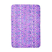 Tribale batik - schaduwen van violet paars badmat (Voorkant Verticaal)