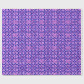 Tribale batik - schoppen van paars cadeaupapier (Vlak)