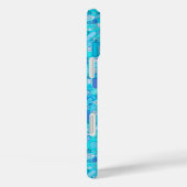 Tribale batik - tinten blauw Case-Mate iPhone case (Achterkant / Rechts)