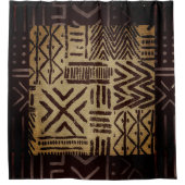 Tribale bedden printgordijn douchegordijn (Voorkant)