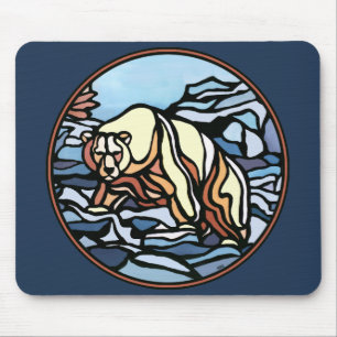 Tribale Beer Kunst Muismatje Stijlvol Wildlife Mui Muismat