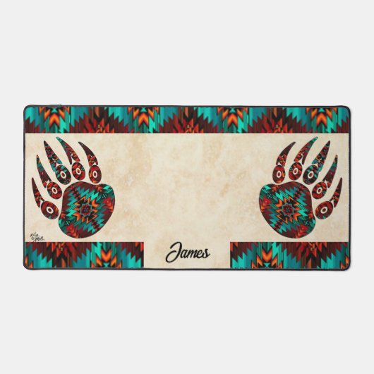 Tribale Beer Paw Bureaumat (Voorkant)