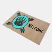 Tribale Beer Paw Deurmat (Schuin)