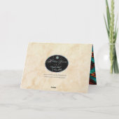 Tribale Beer Paw Holiday Card Feestdagen Kaart (Achterkant)