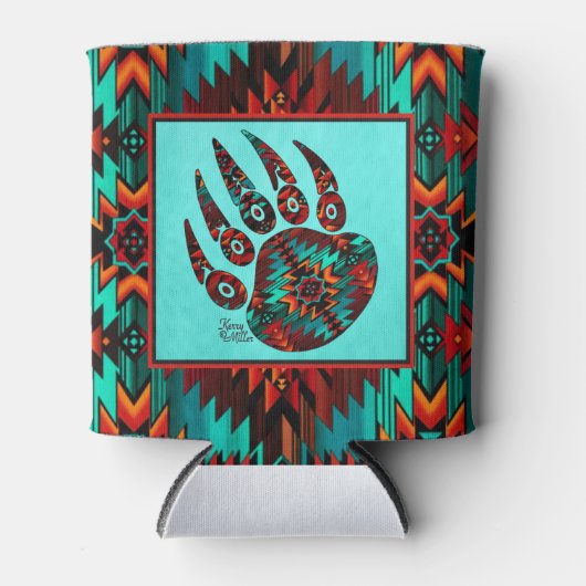 Tribale Beer Paw-Koelbox Blikjeskoeler (Voorkant)