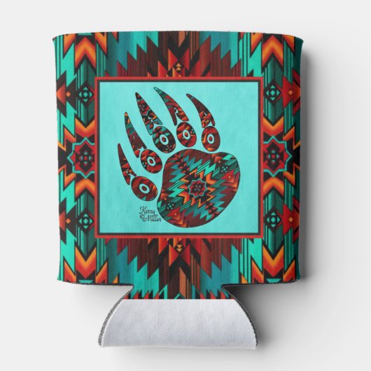 Tribale Beer Paw-Koelbox Blikjeskoeler (Achterkant)