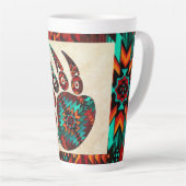 Tribale Beer Paw Latte Mok (Rechterhoek)