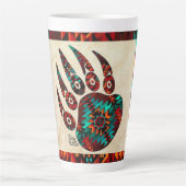 Tribale Beer Paw Latte Mok (Voorkant)