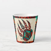 Tribale Beer Paw Latte Mok (Voorkant)