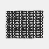 Tribale Beren Blanket Native Art Fleece Blanket (Voorkant (Horizontaal))