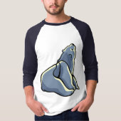 Tribale beren kunst dames jersey ijsberen shirts (Voorkant)
