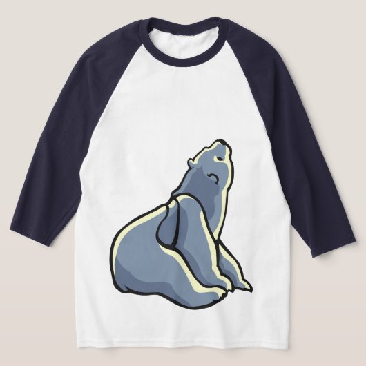 Tribale beren kunst dames jersey ijsberen shirts (Laagn)