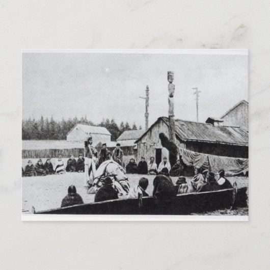 Tribale bijeenkomst briefkaart (Voorkant)