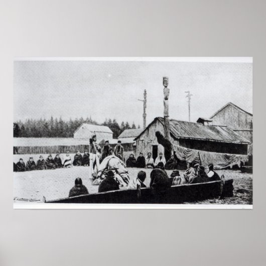 Tribale bijeenkomst poster (Voorkant)