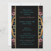 Tribale bijtende bridale schoeisel kaart (Achterkant)