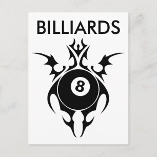 tribale biljarten briefkaart