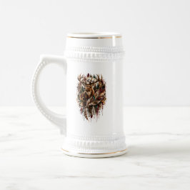 Tribale Boho Herten, Dromend van Herten Bierpul