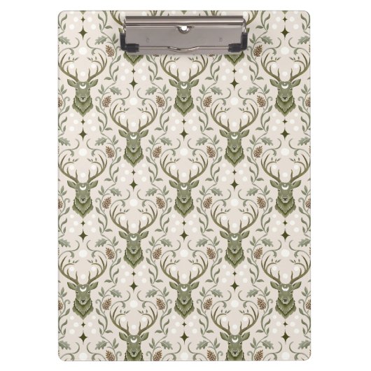 Tribale Boho Herten, Dromend van Herten Klembord (Voorkant)