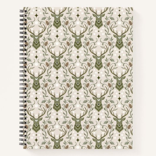 Tribale Boho Herten, Dromend van Herten Notitieboek (Voorkant)