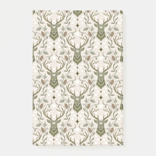 Tribale Boho Herten, Dromend van Herten Post-it® Notes (Voorkant)