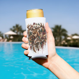 Tribale Boho Herten, Dromend van Herten Seltzer Blikjeskoeler