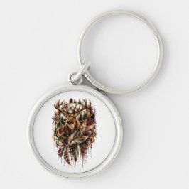 Tribale Boho Herten, Dromend van Herten Sleutelhanger