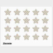 Tribale Boho Herten, Dromend van Herten Ster Sticker (Vel)