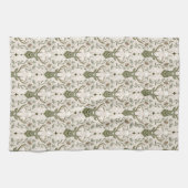 Tribale Boho Herten, Dromend van Herten Theedoek (Horizontaal)
