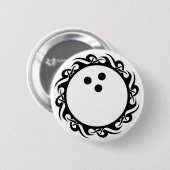 tribale bowling ronde button 5,7 cm (Voorkant /achterkant)