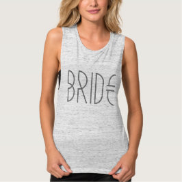 Tribale bride | Art Deco Wedding | Spiertank T-shirt