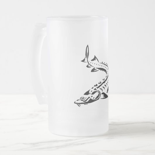 Tribale chirurg - Mok van bier (Voorkant links)