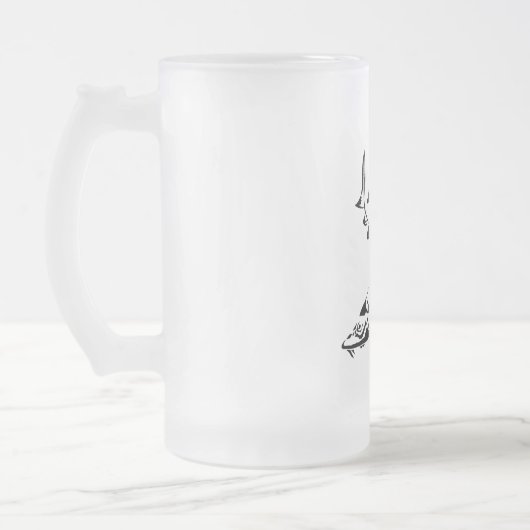 Tribale chirurg - Mok van bier (Links)