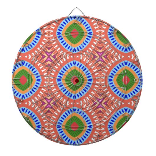 Tribale cirkels dartbord (Voorkant)