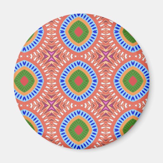 Tribale cirkels magneet (Voorkant)