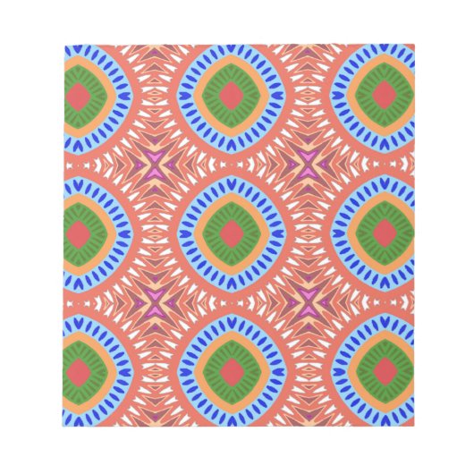 Tribale cirkels notitieblok (Voorkant)